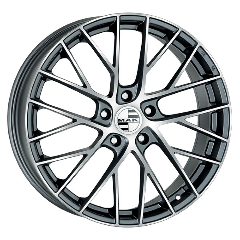 MAK Monaco-D 11,0x20 5/130 ET66 d-71,6 Gun Met-Mirror Face (F1120MZQM66KY6)