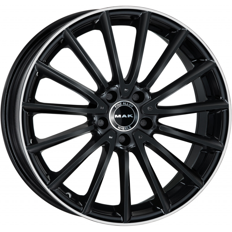 MAK Komet 9,0x19 5/112 ET30 d-66,6 Gloss Black Mirror Ring (F9090KMGL30WSX)