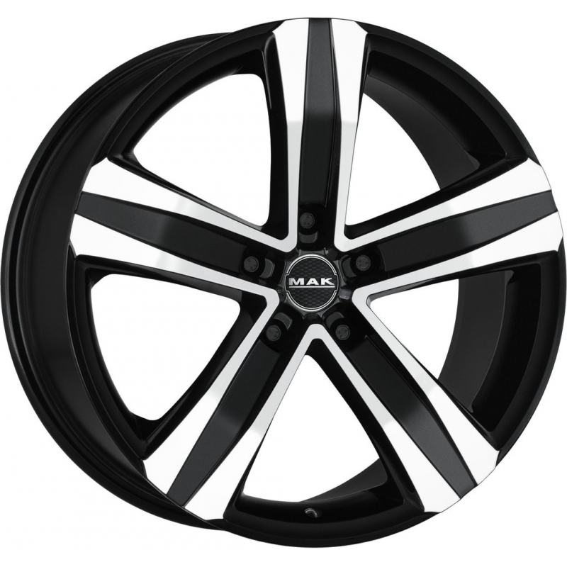 MAK Stone 5 3 6,5x15 5/160 ET52 d-65,1 Black Mirror (F65505T3BM52TG)
