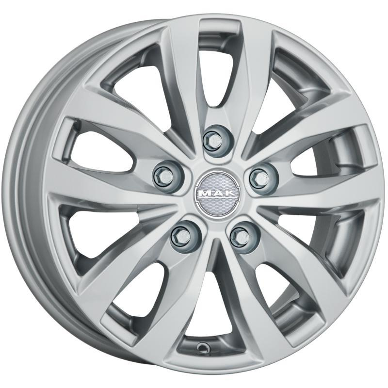 MAK Load 5 6,5x15 5/118 ET55 d-71,1 Silver (F65505DSI55D3)
