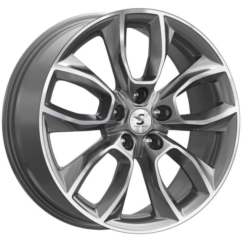 КиК КР001 (Outlander) 7,0x18 5/114,3 ET38 d-67,1 Diamond Gloss Graphite (Арт.77550)