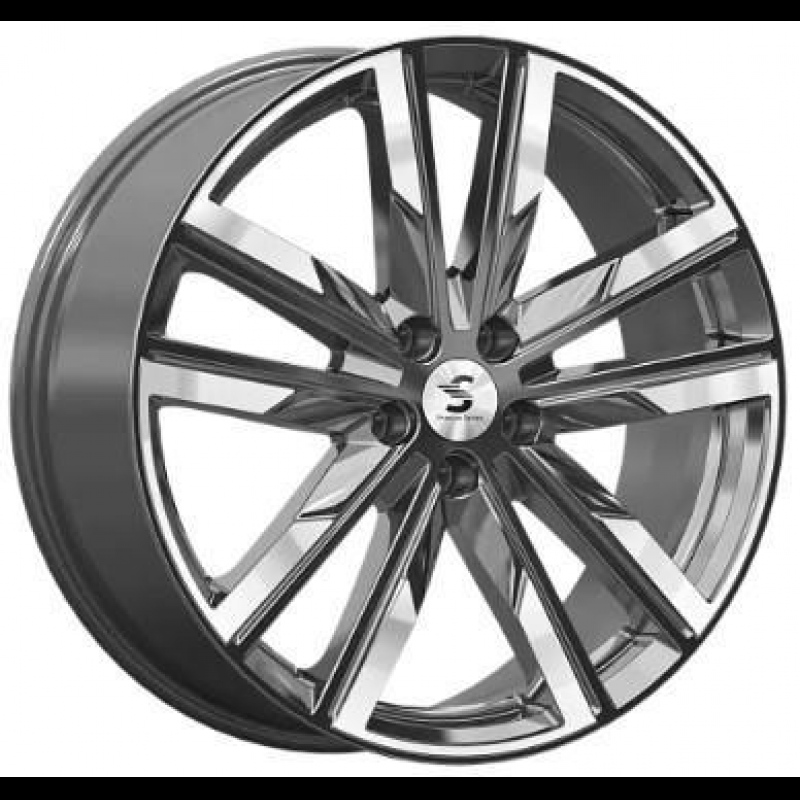 КиК КР014 (CX-9) 8,0x20 5/114,3 ET45 d-67,1 Diamond Gloss Graphite (Арт.79393)