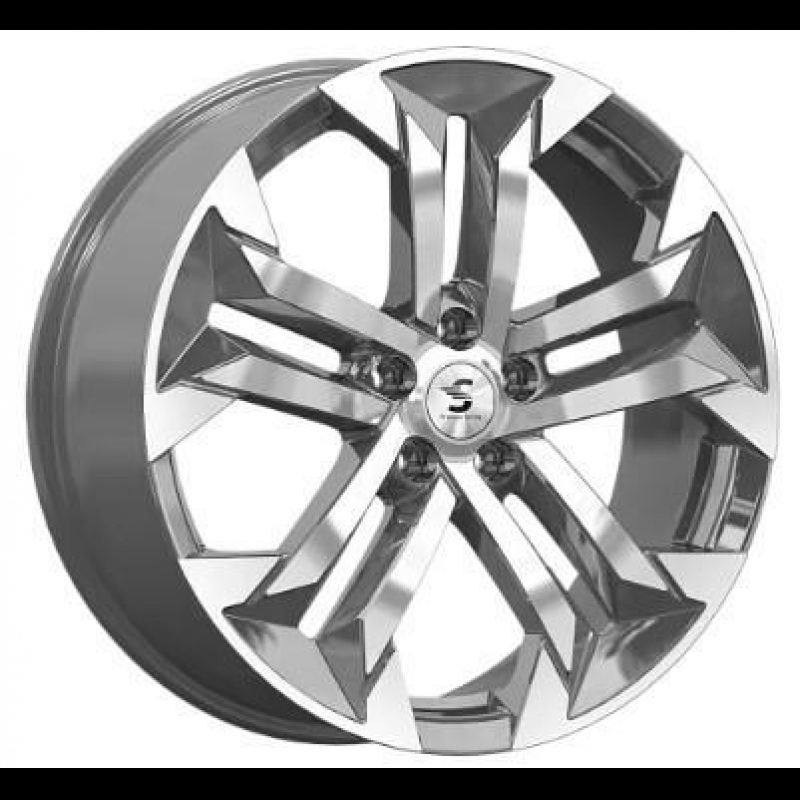 КиК КР015 (Kodiaq) 7,5x19 5/112 ET40 d-57,1 Diamond Gloss Graphite (Арт.76951)