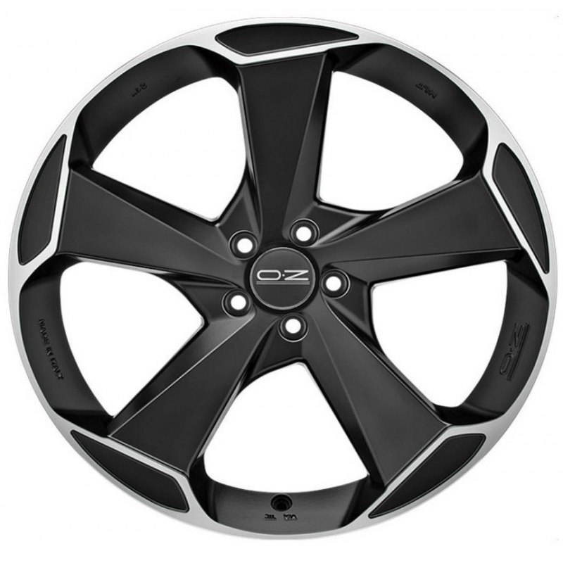 OZ Aspen HLT 9,5x20 5/108 ET36 d-63,4 Matt Black Diamond Cut (W01A0300154)