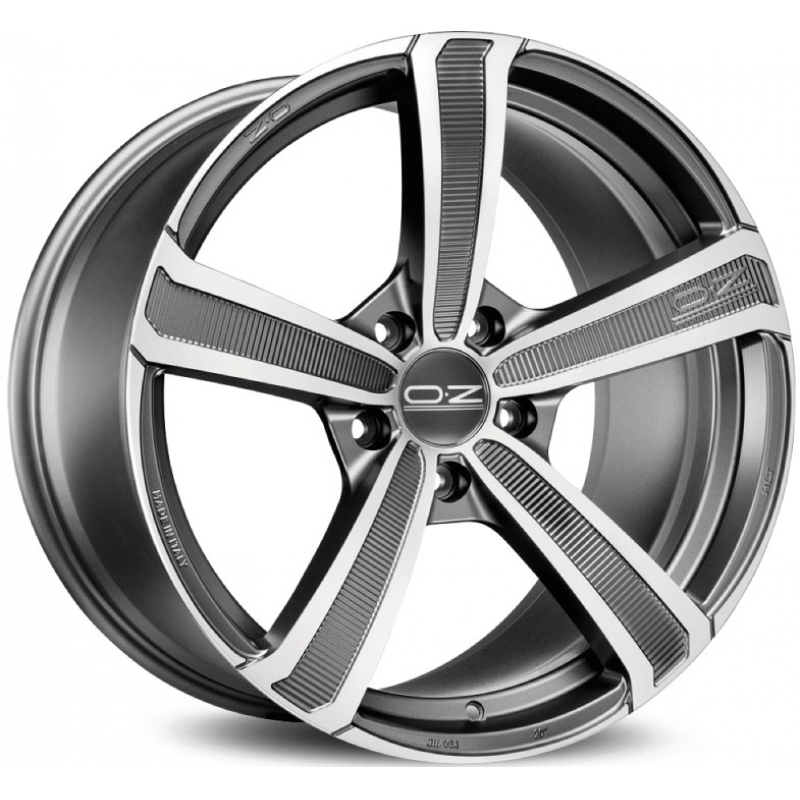 OZ Montecarlo HLT 11,5x20 5/130 ET59 d-71,6 Matt Dark Graphite Diamond Cut (W0195600149)