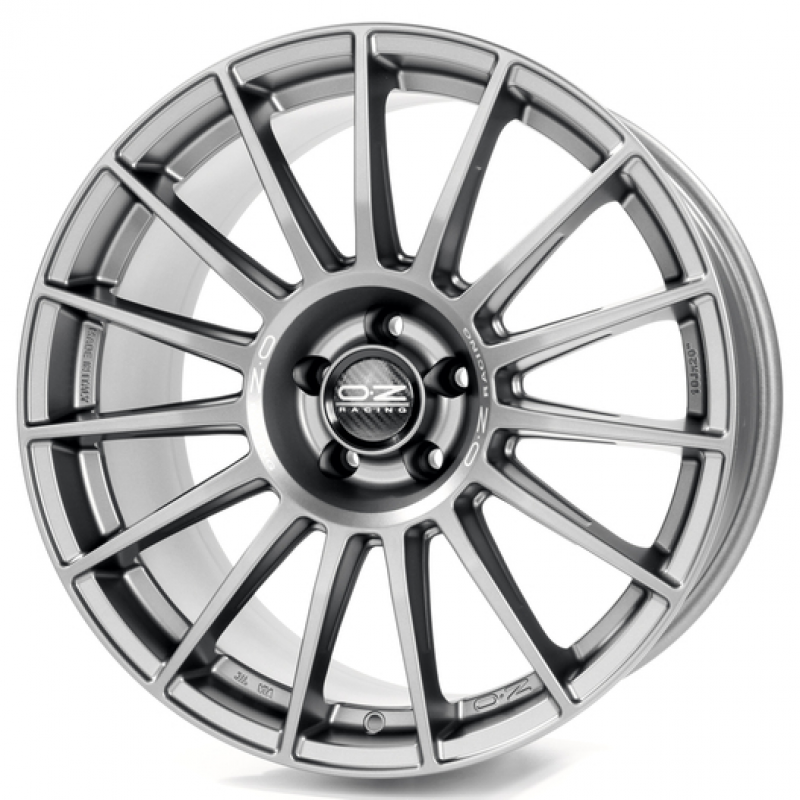 OZ Superturismo Dakar 10,0x20 5/130 ET48 d-71,6 Matt Graphite Silver Lettering (W0186400146)