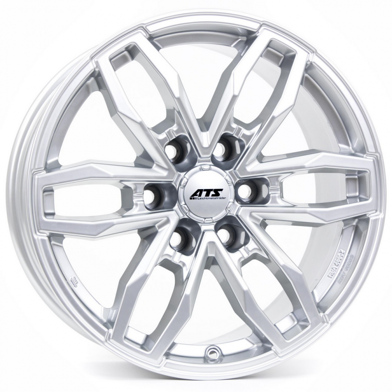 ATS Temperament 6 9,5x20 6/139,7 ET15 d-106,1 Royal Silver (TE952015X27-1) 6 лучей