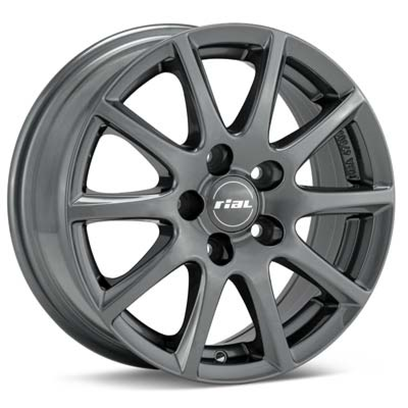Rial Milano 6,5x15 5/114,3 ET45 d-70,1 Titanium (MI65545B82-5) MP