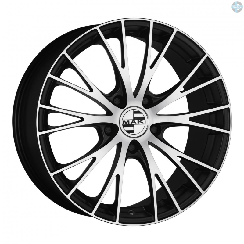 MAK Rennen 11,0x19 5/130 ET65 d-71,6 Ice Black (F1190NNIB65KY4)