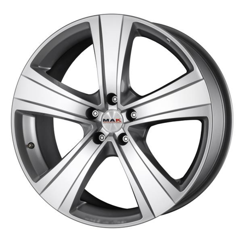 MAK Fuoco 5 9,0x18 5/127 ET35 d-71,6 Hyper Silver (F9080FUS35C3Y)