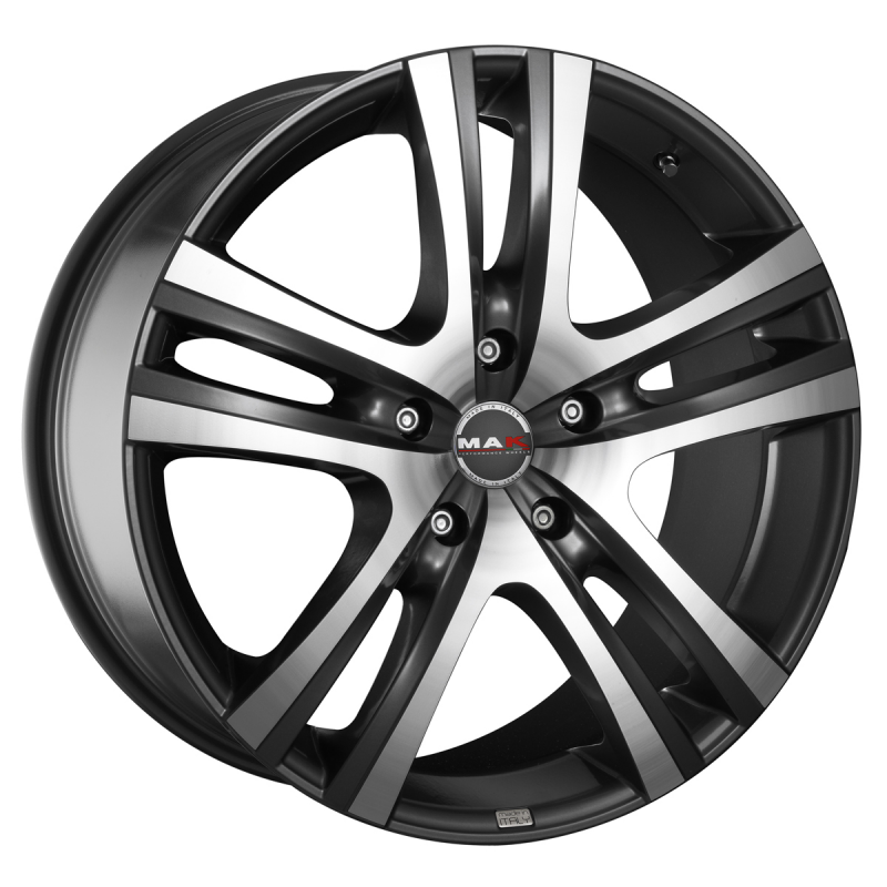 MAK Aria 9,0x18 5/150 ET48 d-110,2 Gun Met-Mirror Face (F9080ARJQ48T4)