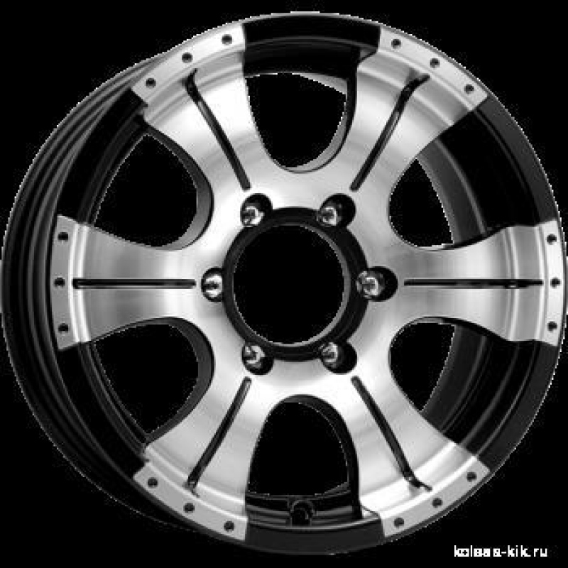 КиК Байконур (КС473) 7,0x15 6/139,7 ET20 d-110,1 алмаз чёрный (Арт.34663)