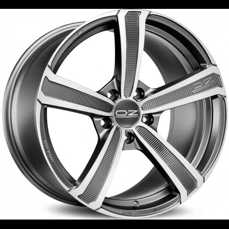 OZ Montecarlo HLT 9,5x20 5/112 ET33 d-79 Matt Dark Graphite Diamond Cut (W0194820049) d-XL