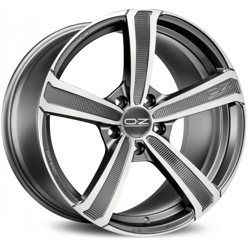 OZ Montecarlo HLT 8,0x19 5/108 ET45 d-75 Matt Dark Graphite Diamond Cut (W0197820049) d-L