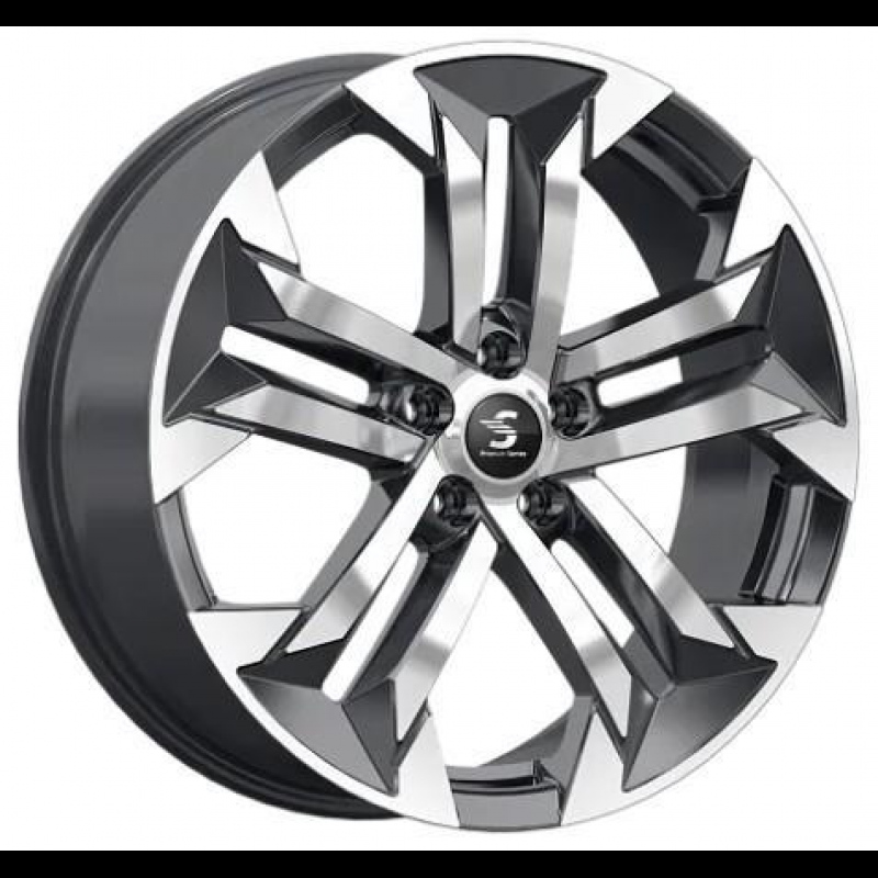 КиК КР015 (Haval F7/F7x) 7,5x19 5/114,3 ET40 d-64,1 Diamond Black Gris (Арт.82132)