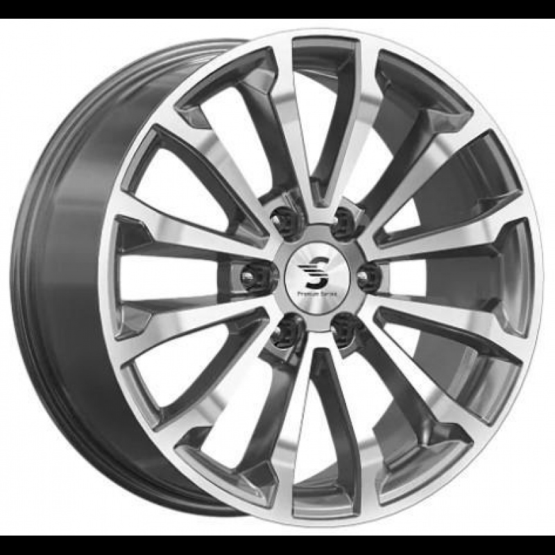 КиК КР006 (TANK 500) 8,5x20 6/139,7 ET33 d-100,1 Diamond Black Gris (Арт.82174)