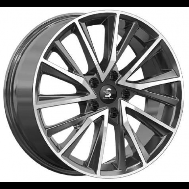 КиК КР010 (EXEED TXL) 7,5x18 5/108 ET36 d-65,1 Diamond Black Gris (Арт.82155)