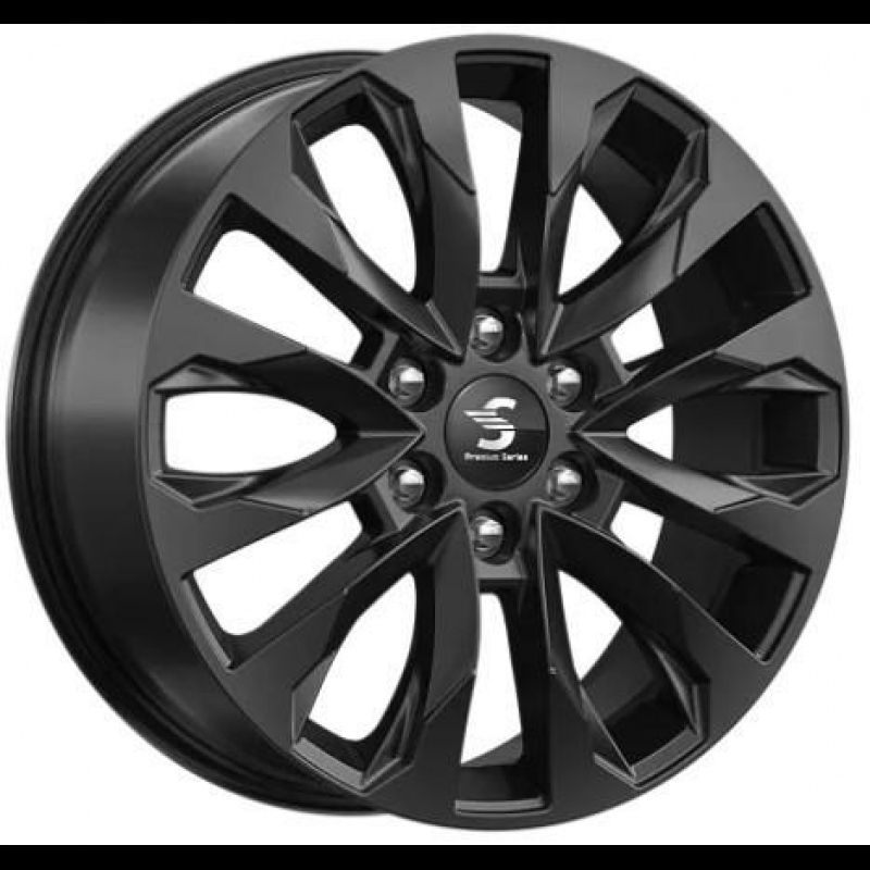 КиК КР007 (Pajero Sport) 8,0x20 6/139,7 ET38 d-67,1 Fury Black (Арт.78987)