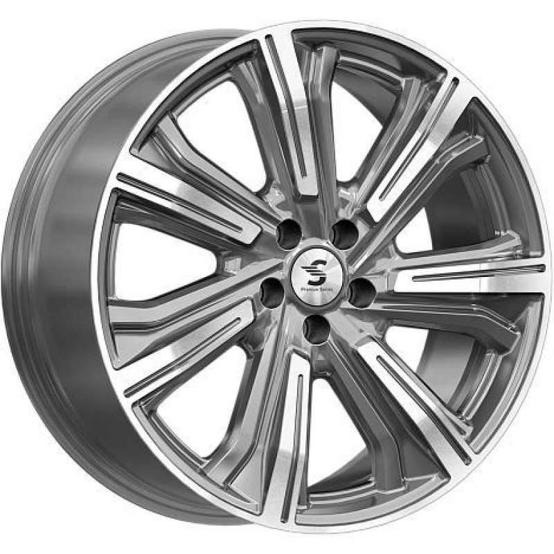 КиК Kleemann (КР1067) 8,5x20 5/120 ET41,5 d-66,1 Diamond Gloss Graphite (Арт.83184)