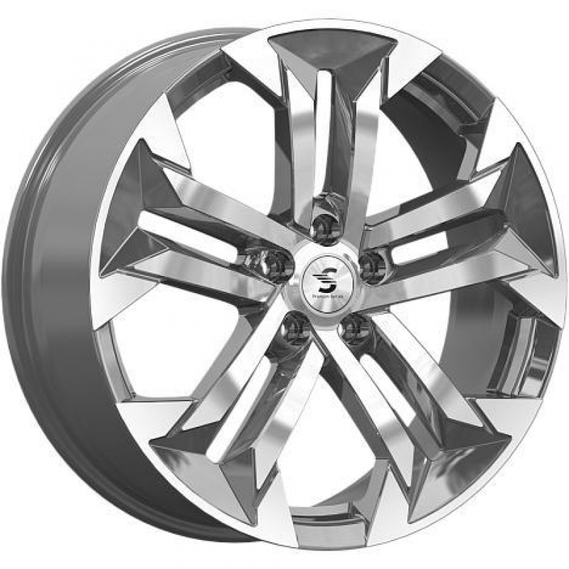 КиК КР015 (Jaecoo J7) 7,5x19 5/108 ET47 d-60,1 Diamond Gloss Graphite (Арт.83237)