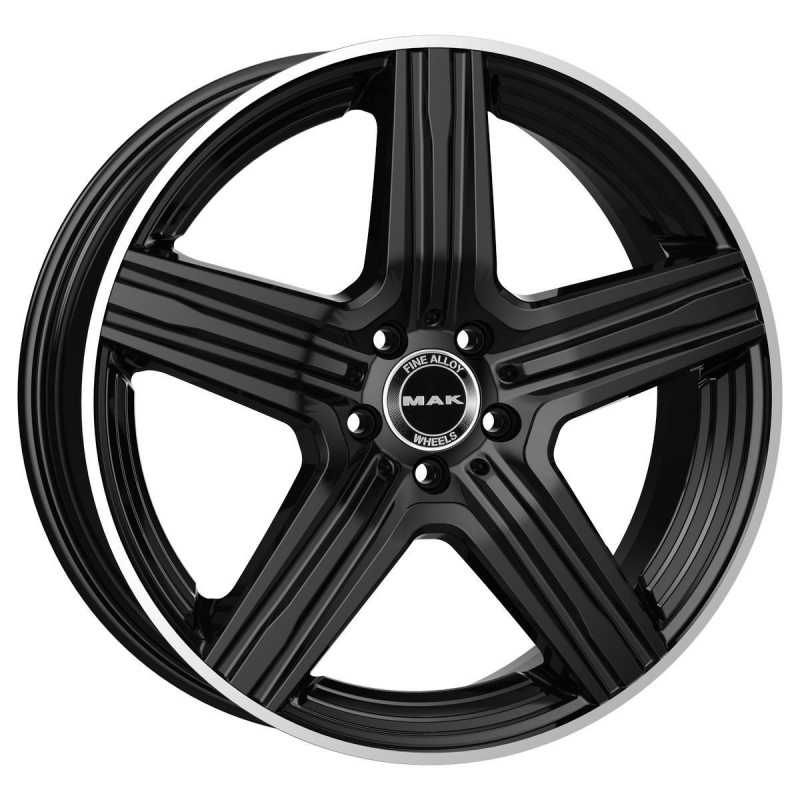 MAK Lewis 10,0x21 5/112 ET62 d-66,6 Gloss Black Mirror Ring (F1021EWGL62WS6Y)