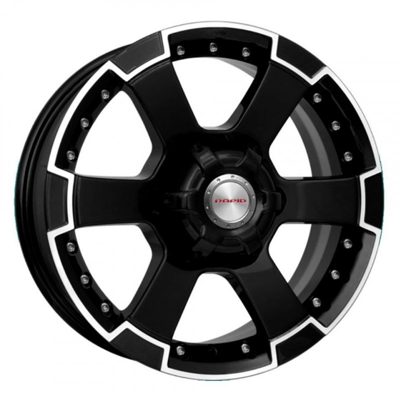 КиК М56 (КС593) 7,0x16 6/139,7 ET22 d-107,1 алмаз черный (Арт.r13541) Оригинал