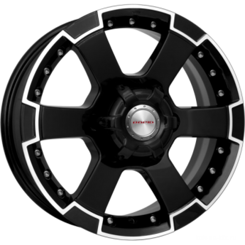 КиК М56 (КС593) 7,0x16 6/139,7 ET30 d-93,1 алмаз черный (Арт.13536)
