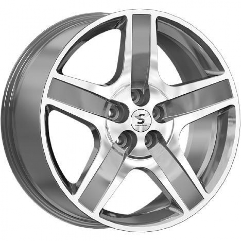 КиК КР008 (Li L7/L8) 8,5x20 5/120 ET45,5 d-62,5 Diamond Gloss Graphite (Арт.83331)