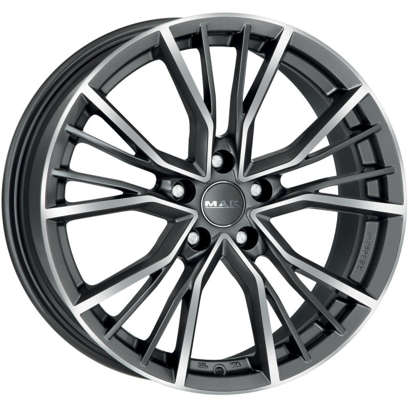 MAK Union 7,5x17 5/100 ET45 d-57,1 Gun Met-Mirror Face (F7570UNQM45PE3X)