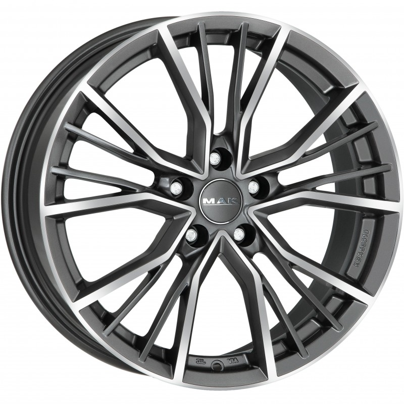MAK Union 10,0x22 5/112 ET26 d-66,45 Gun Met-Mirror Face (F1022UNQM26WS1X)