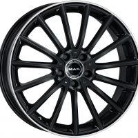 MAK Komet 9,0x18 5/112 ET50 d-66,6 Gloss Black Mirror Ring (F9080KMGL50WS5X)