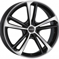 MAK Nurburg 8,5x21 5/112 ET43 d-66,45 Black Mirror (F8521NBBM43WS3X)