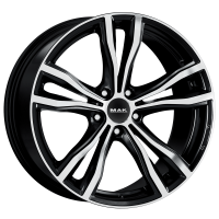 MAK X-Mode 9,0x19 5/120 ET18 d-74,1 Black Mirror (F9090XMBM18NZX)
