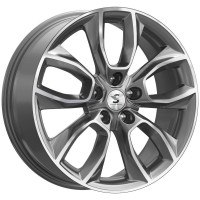 КиК КР001 (Outlander) 7,0x18 5/114,3 ET38 d-67,1 Diamond Gloss Graphite (Арт.77550)