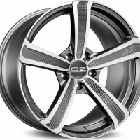 OZ Montecarlo HLT 11,5x20 5/130 ET59 d-71,6 Matt Dark Graphite Diamond Cut (W0195600149)
