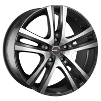 MAK Aria 9,0x18 5/150 ET48 d-110,2 Gun Met-Mirror Face (F9080ARJQ48T4)