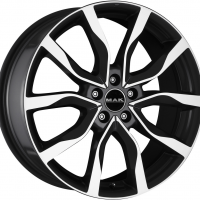 MAK Highlands 9,5x21 5/120 ET49 d-72,6 Black Mirror (F9521HIBM49IRR)