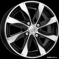 КиК Джемини (КС480) 5,5x14 4/100 ET49 d-56,6 алмаз черный (Арт.r12909) Оригинал