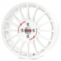 OZ Superturismo WRC 7,0x17 5/114,3 ET45 d-75 White Red Lettering (W0167220233) d-L