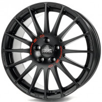 OZ Superturismo GT 8,0x17 5/112 ET35 d-75 Matt Black Red Lettering (W0167320279) d-L