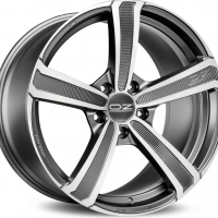 OZ Montecarlo HLT 8,0x19 5/108 ET45 d-75 Matt Dark Graphite Diamond Cut (W0197820049) d-L