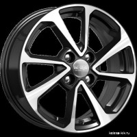 КС861 (ZV Hyundai Solaris I) 6,0x15 4/100 ET48 d-54,1 алмаз чёрный (Арт.74169)