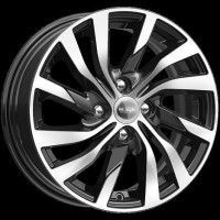 КС882 (Logan II) 6,0x15 4/100 ET40 d-60,1 алмаз чёрный (Арт.74640)