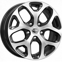 КС869 (ZV 16_Corolla) 6,5x16 5/114,3 ET45 d-60,1 алмаз чёрный (Арт.74771)