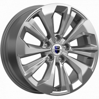 КиК Авиор (КС936) 7,0x17 5/108 ET50 d-63,35 дарк платинум брайт (Арт.76631)