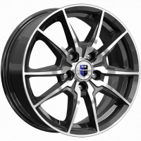 КиК Адамар (КС886) 6,5x16 5/114,3 ET45 d-66,1 алмаз чёрный (Арт.76991)